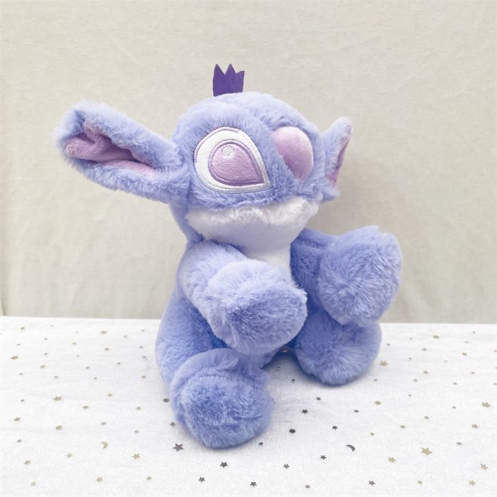 20CM Disney Lilo and Stitch Purple Plush Doll Toy PillowKawaii Valentine Animation Periphery Stuffed Birthday Gift 5 - Stitch Plush