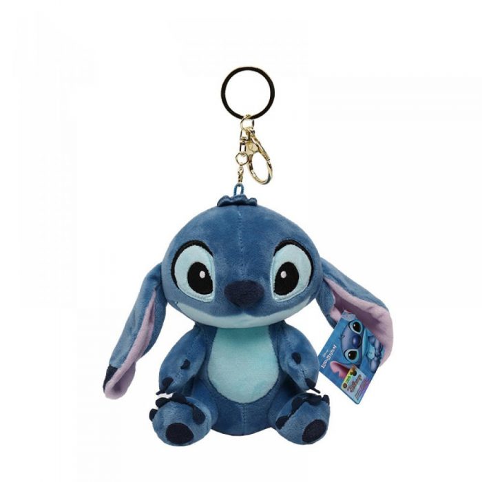 Disney Stitch 13Cm Key Chains High Quality Lovely Blue Monster Shi Dizai Schoolbag Bag Decoration Doll 2 - Stitch Plush