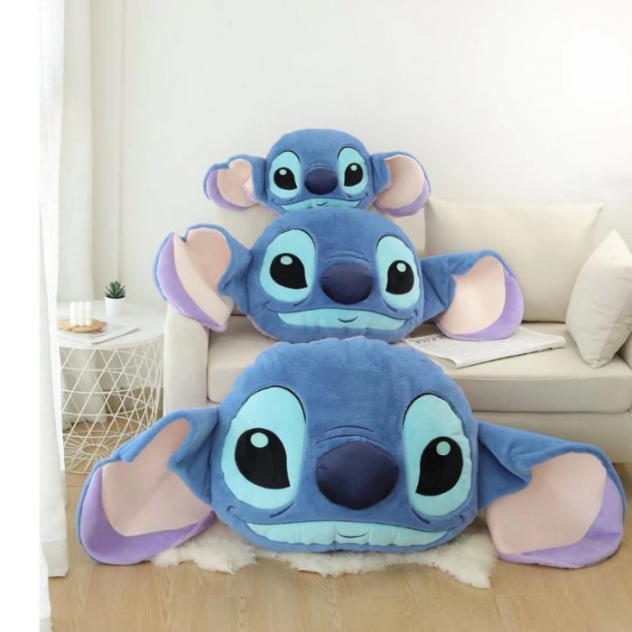 45 110cmGenuine Disney Stitch Double Sided Pillow Cushion Kawaii Soft Stuffed Animal Anime Cartoon Room Decor 1 - Stitch Plush