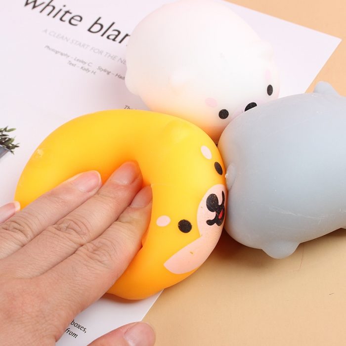 Shiba Inu Stress Ball Children s Toys Vent Decompression Toys Hand Exercise Tools Anti Anxiety Stress 2 - Stress Ball