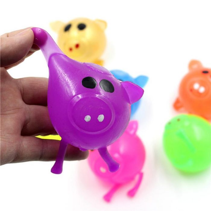 Novel and Interesting Decompression Toys Jello Pig Cute Anti Stress Splat Water Pig Ball Vent Toy 1 - Stress Ball