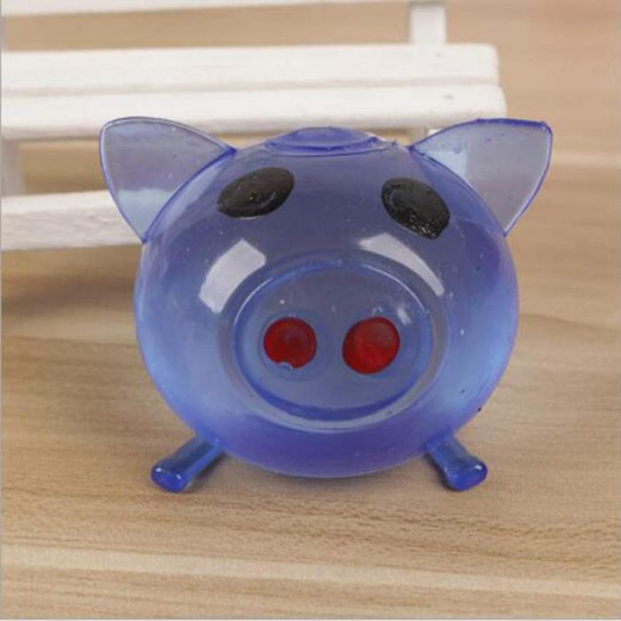 Novel and Interesting Decompression Toys Jello Pig Cute Anti Stress Splat Water Pig Ball Vent Toy 2 - Stress Ball