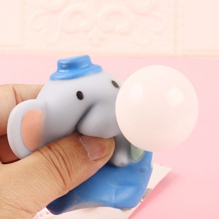 Fidget Toys Blow Spits Bubble Squeeze Fashion Lovely Animals Soft Squishy Antistress Relief Toy for Autism - Stress Ball