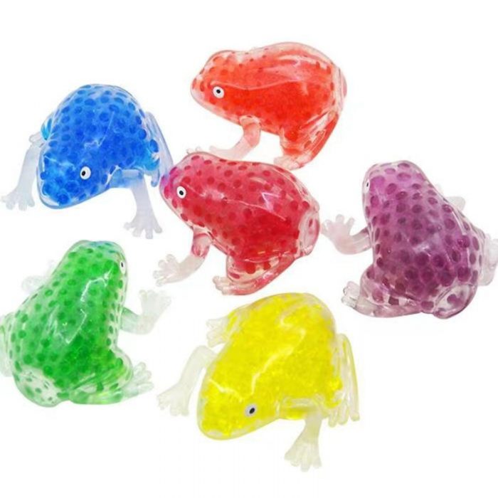 Antistress Fidget Toys Pack Squish Squeeze Frog Decompression Soft Rubber Bubble Big Beads Toys Adult Stress 5 - Stress Ball