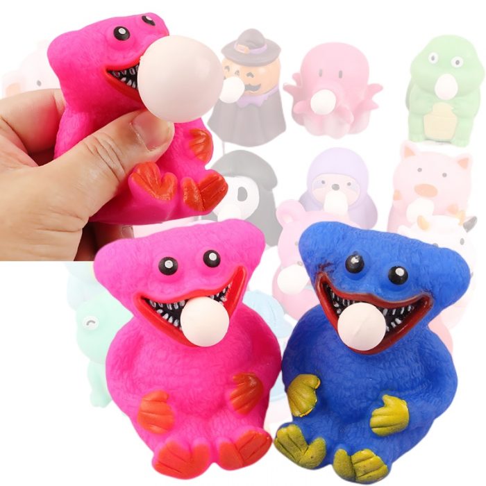 Fidget Toys Blow Spits Bubble Squeeze Fashion Lovely Animals Soft Squishy Antistress Relief Toy for Autism 1 - Stress Ball