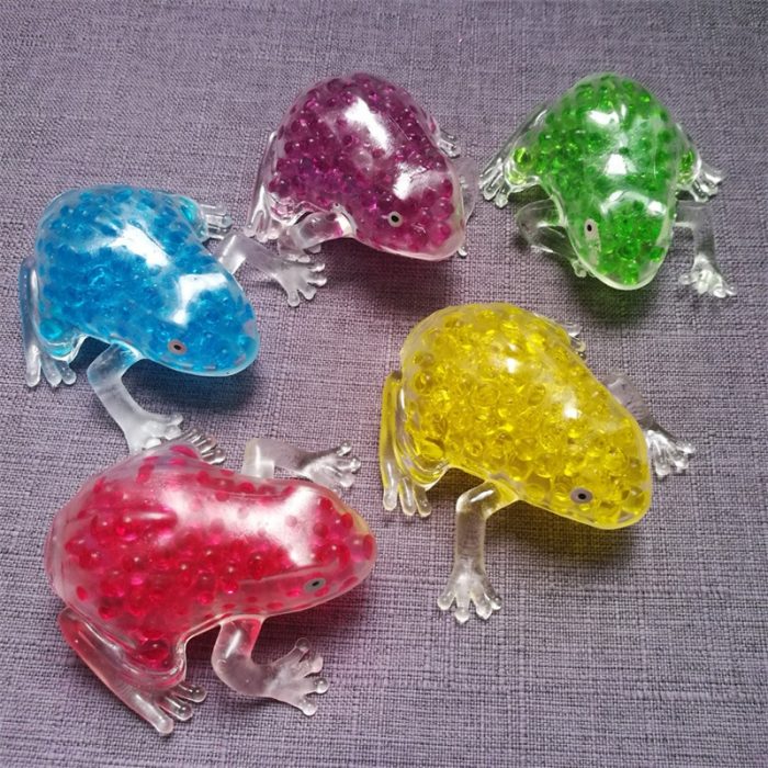 Antistress Fidget Toys Pack Squish Squeeze Frog Decompression Soft Rubber Bubble Big Beads Toys Adult Stress 1 - Stress Ball