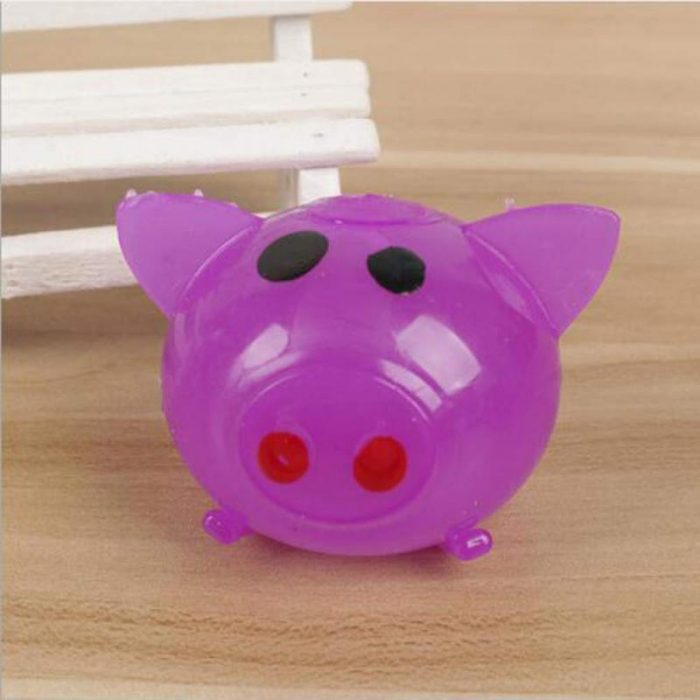 Novel and Interesting Decompression Toys Jello Pig Cute Anti Stress Splat Water Pig Ball Vent Toy 3 - Stress Ball