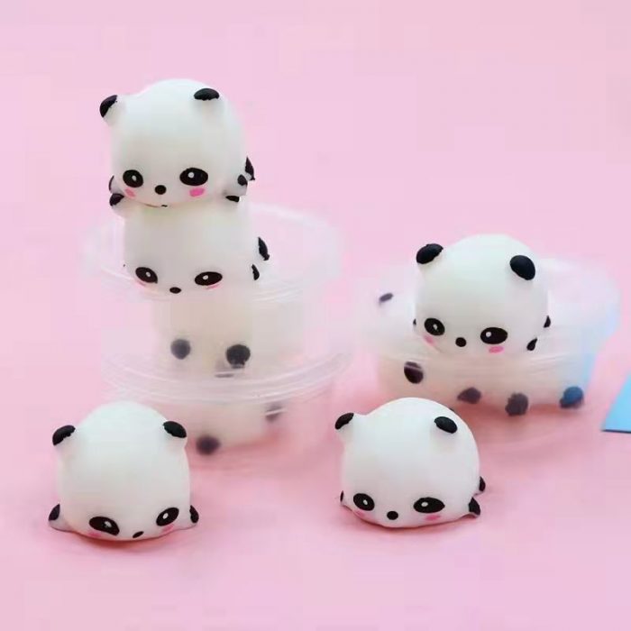 Cute Mochi Squishy Panda Slow Rising Squeeze Healing Fun Kids Kawaii Toy Stress Reliever Anti stress 1 - Stress Ball