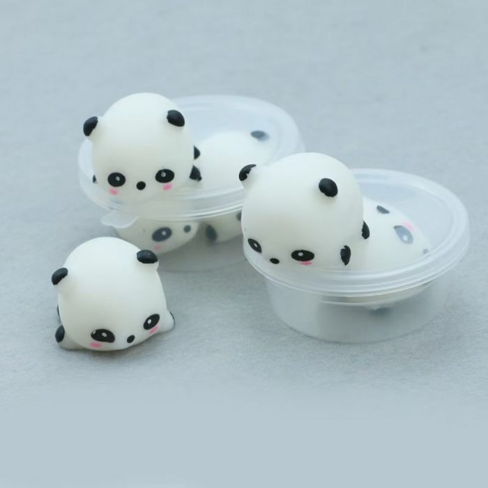 Cute Mochi Squishy Panda Slow Rising Squeeze Healing Fun Kids Kawaii Toy Stress Reliever Anti stress 2 - Stress Ball