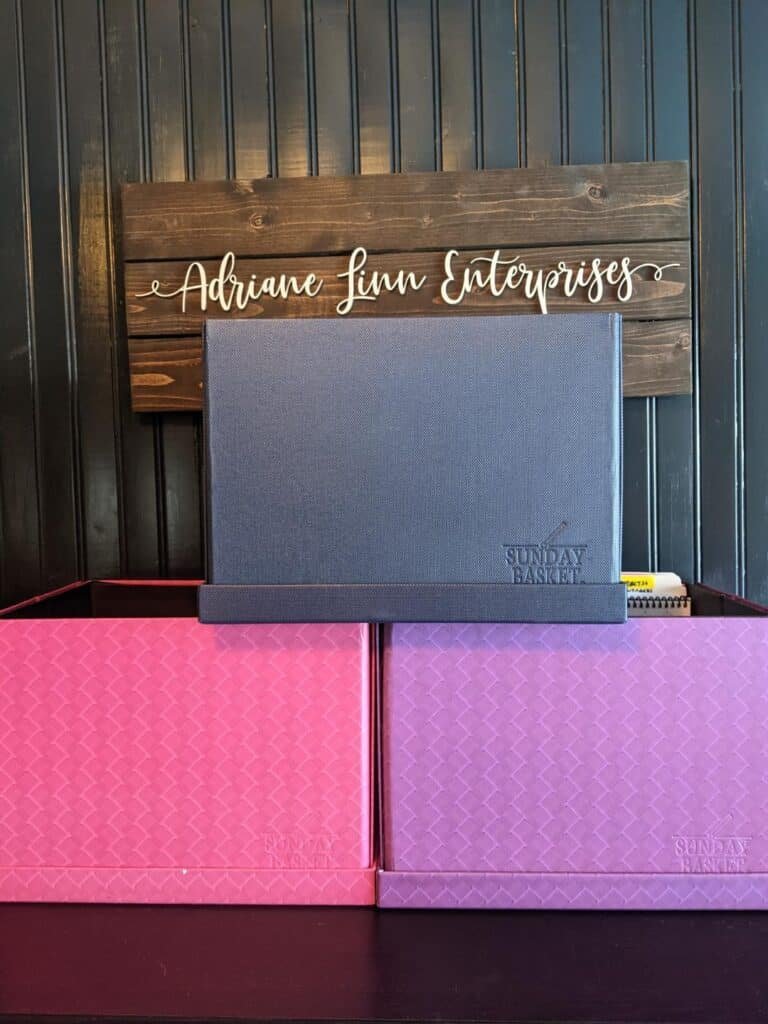 Organize your papers with Pink Slash Pockets
