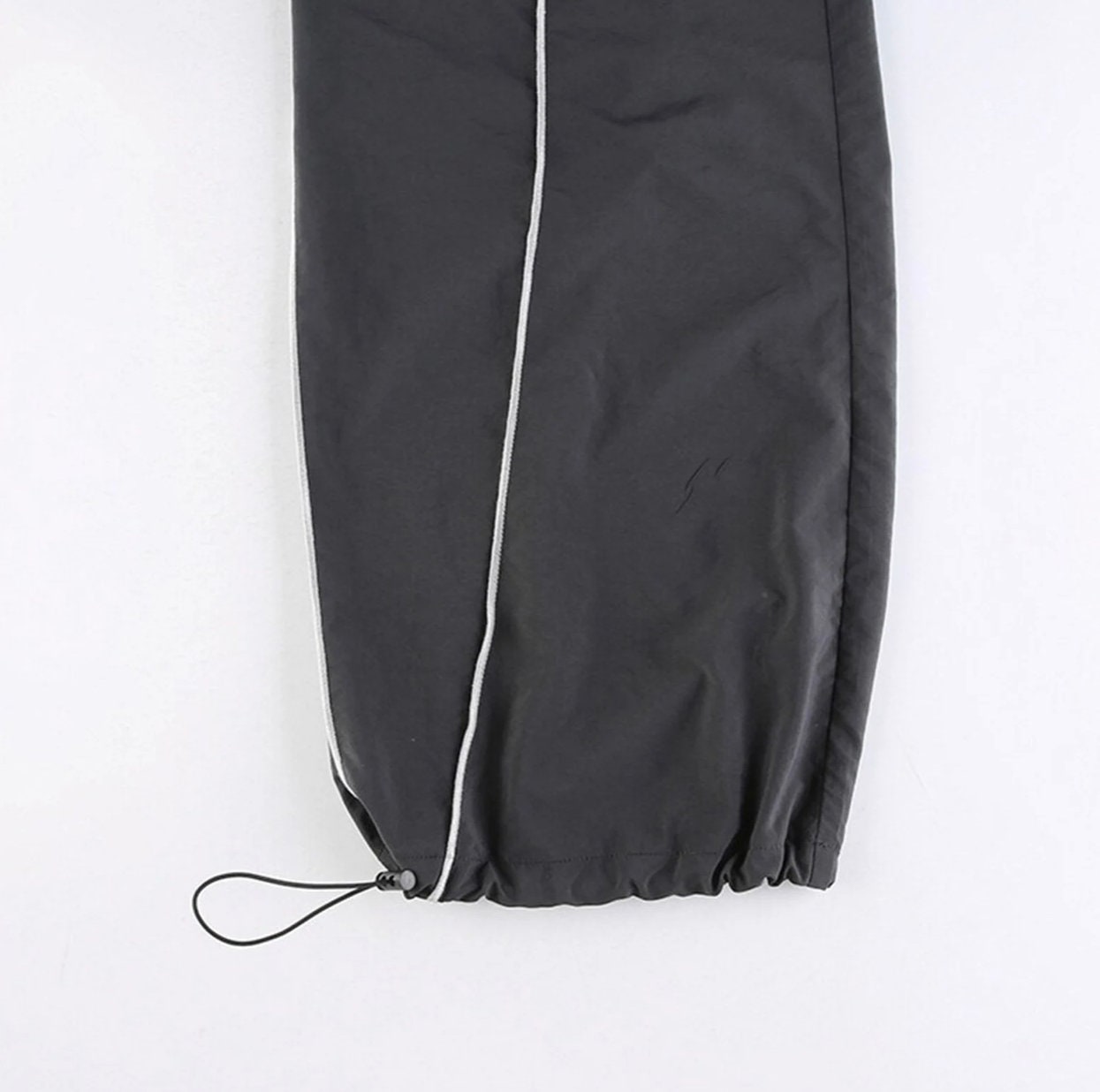 Y2k Baggy Cargo Trousers Tech Pants | Vintage 90s Wide Leg Sweatpants Harajuku Streetwear Early 2000s Aesthetic