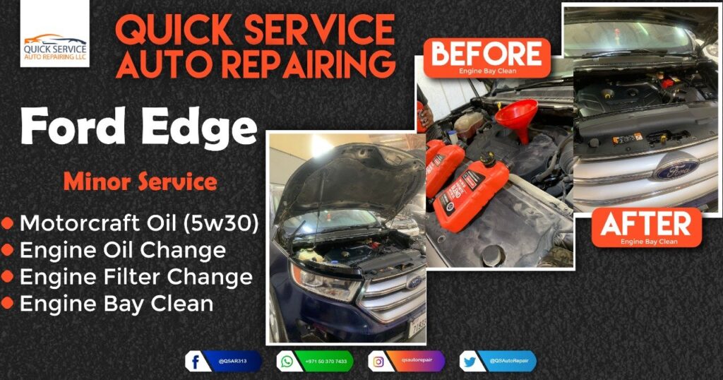 Ford Edge Motorcraft Oil 5W30 and Engine Oil Change