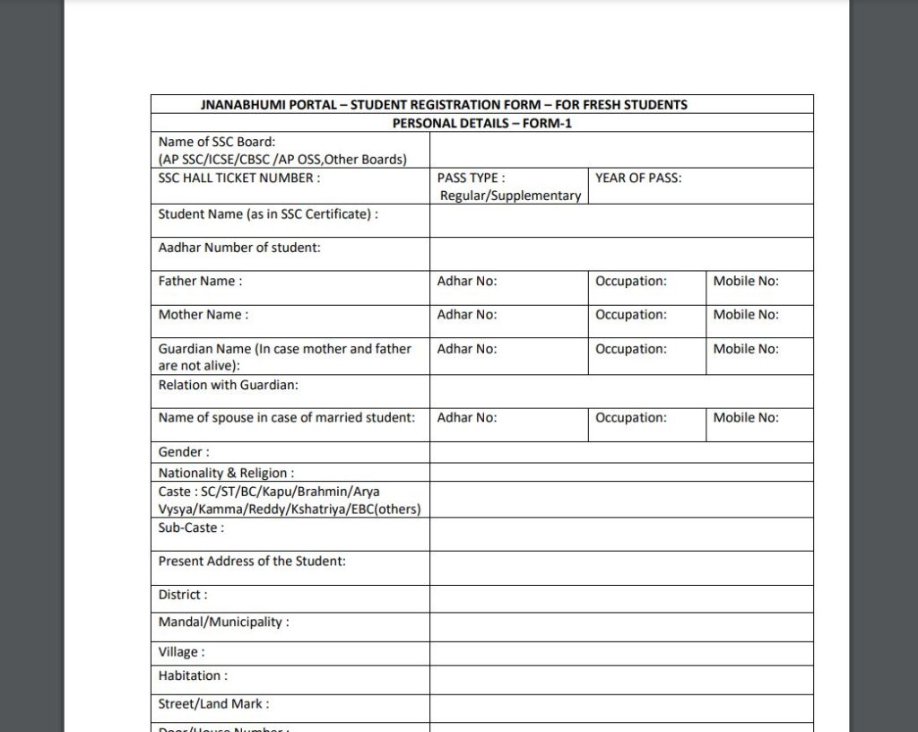 Jagananna Videshi Vidya Deevena 2023: Online Registration