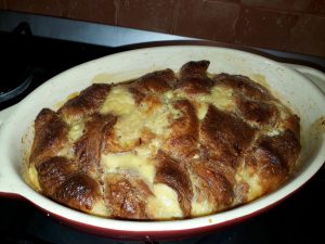caramel croissant bread pudding recipe, caramel croissant pudding, caramel croissant pudding, Nigella Lawson caramel croissant pudding