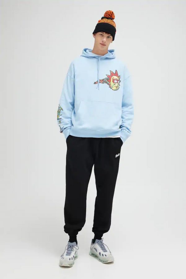 Sky blue Rick and Morty sweatshirt