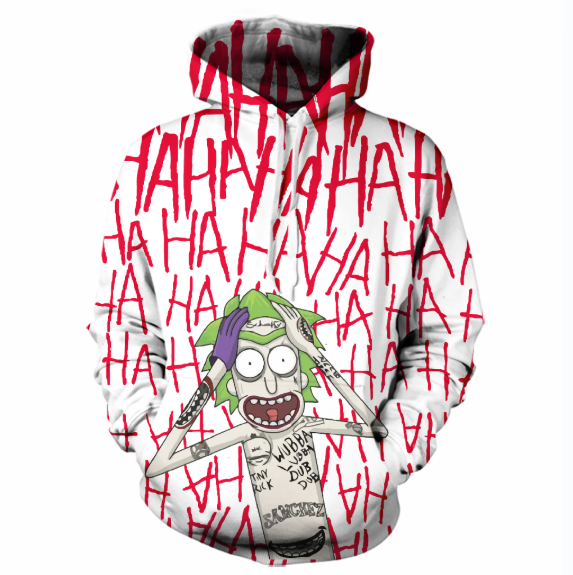 Hiphop Rick and Morty New 3D Hoodie