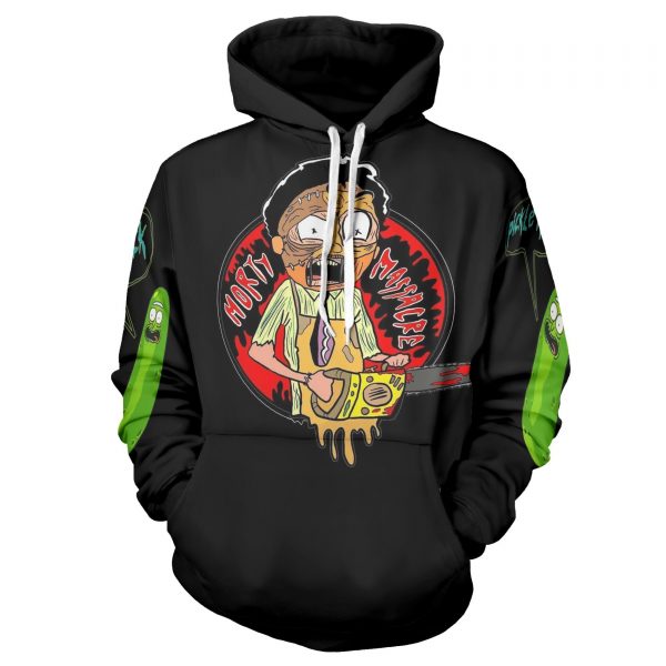 New Morty Smith 3D Black Hoodie