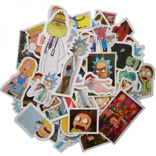 49Pcs R&M Stickers [ Pack of 3 ]