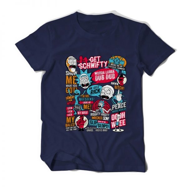 Rick and Morty Anime Style T-shirt