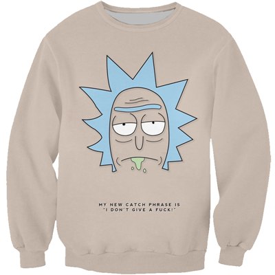 Rick Sanches Sad Face Sweatshirt