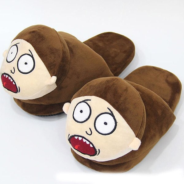 Cute Morty Smith Plush Shoes