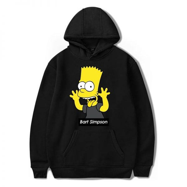 The Simpson Family Bart Simpson Printing Hoodies