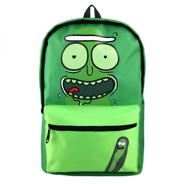 New Pickle Rick Cute Backpack