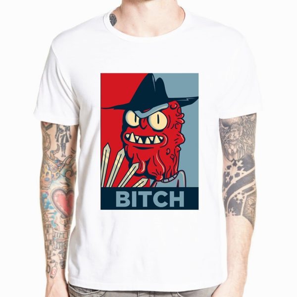 Blue & Red Bitch T-shirt