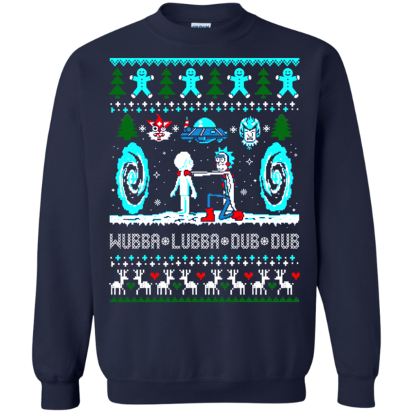 Rick And Morty Christmas Theme Sweatshirt