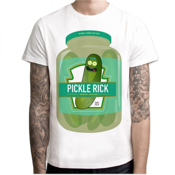 Pickle Rick In Bottle T-shirt
