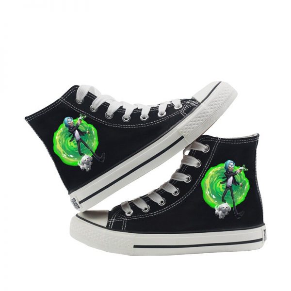 Funny Rick And Morty Canvas Converse