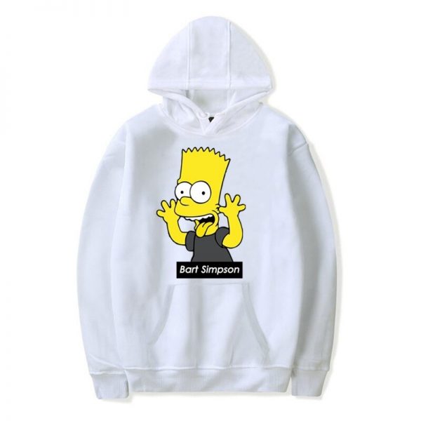 The Simpson Family Bart Simpson Printing Hoodies