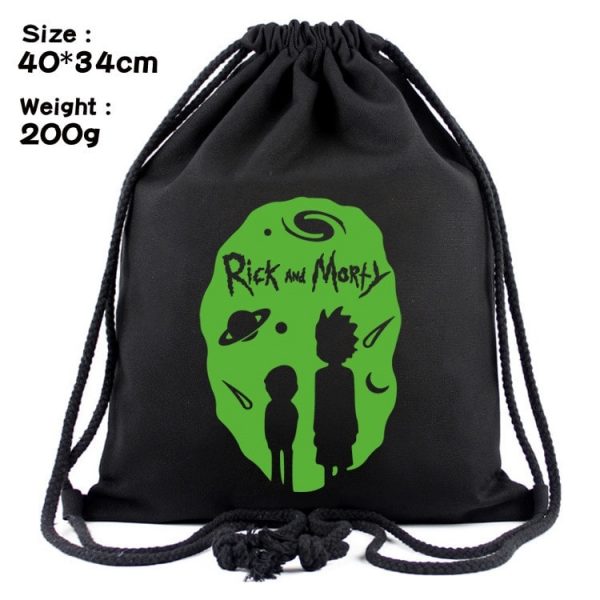 2020 Rick And Morty's Back Green Backpack