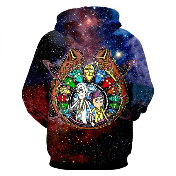 Galaxy Space Rick And Morty Hot Hoodie