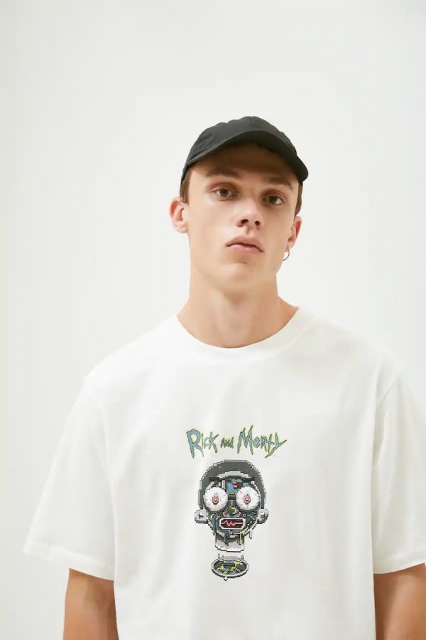 R&M Contrast Face T-shirt