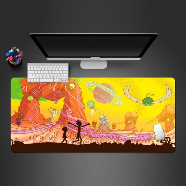 Rick And Morty Adventure Mouse Pad