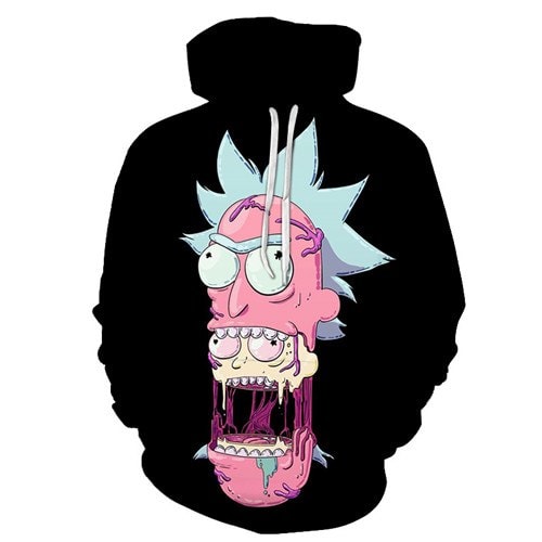 Funny Rick Sanchez 3D Hoodie