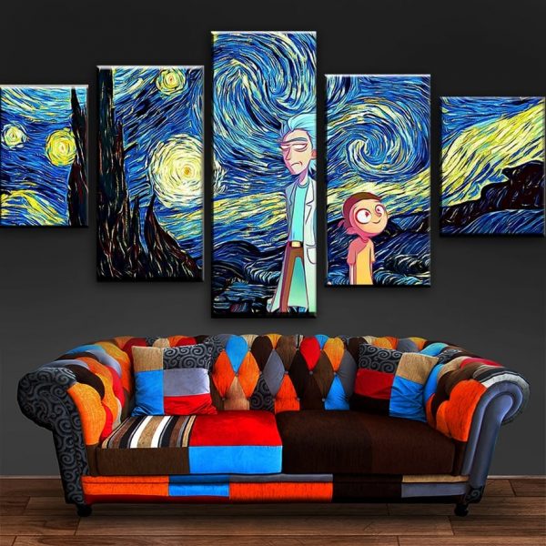 Canvas Paintings Rick And Morty Wallpapers