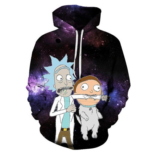 New Cute Rick And Morty 2019 3D Hoodie