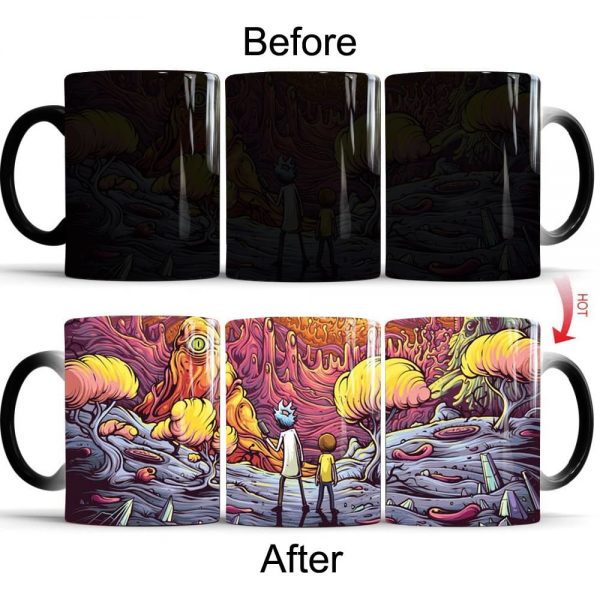Color Changing Sensitive Rick And Morty Mug