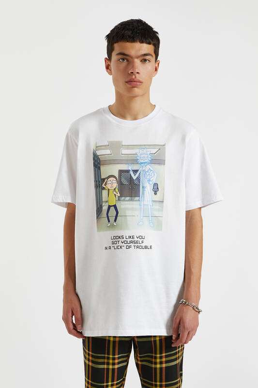 RM Slogan And Illustration T-shirt