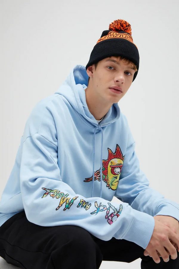Sky blue Rick and Morty sweatshirt