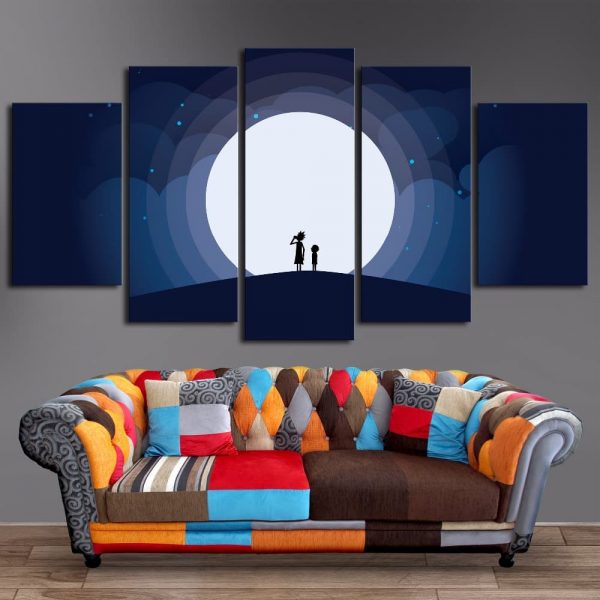 The Moon Night Rick And Morty Wallpapers