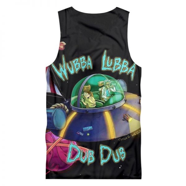 Wubba Lubba Dub Dub 3D Tank Tops