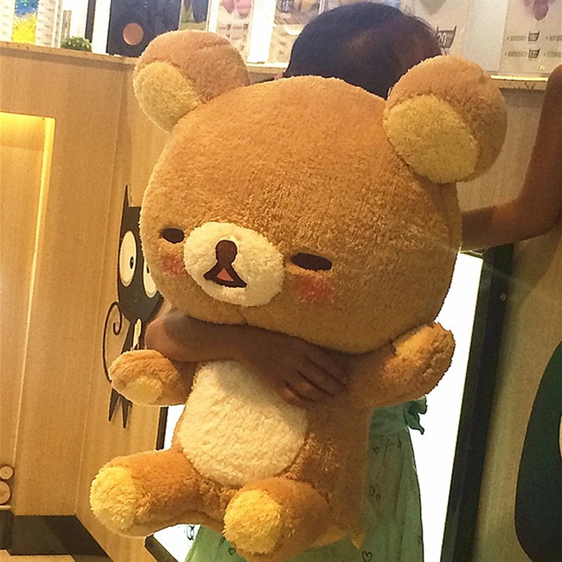 Rilakkuma Bear Giant Cartoon Plush Toy Soft Stuffedf Pillow Dolls 50cm Hight Quality Gift For Your - Rilakkuma Plush