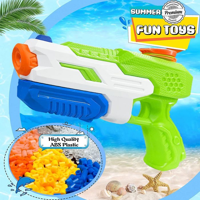 2 PCS Children Outdoor Beach Toys Kids Summer Beach Water Gun Seaside Natatorium Square Drifting Water 4 - Water Gun
