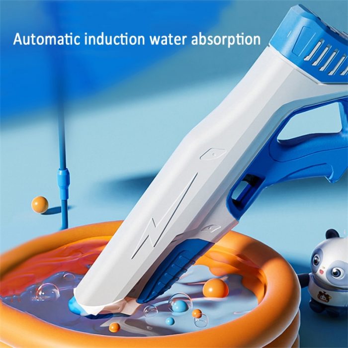 Automatic Summer Electric Toy Water Gun Induction Water Absorbing High Tech Burst Water Gun Beach Outdoor 1 - Water Gun
