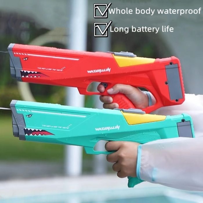Shark Electric Water Gun Automatic Large High Pressure Water Guns For Children Outdoor Beach Party Swimming 1 - Water Gun