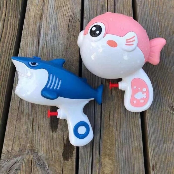 New Children Summer Toy Water Gun Shark Puffer Kids Beach Play Outdoor Animal Water Gun Toys 2 - Water Gun