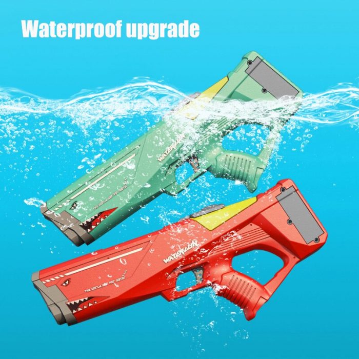 Shark Electric Water Gun Automatic Large High Pressure Water Guns For Children Outdoor Beach Party Swimming 2 - Water Gun